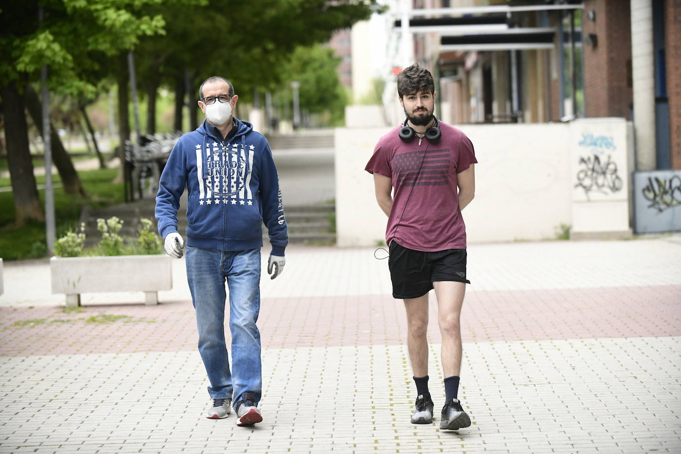 Primer día de deporte en Valladolid tras semanas de confinamiento