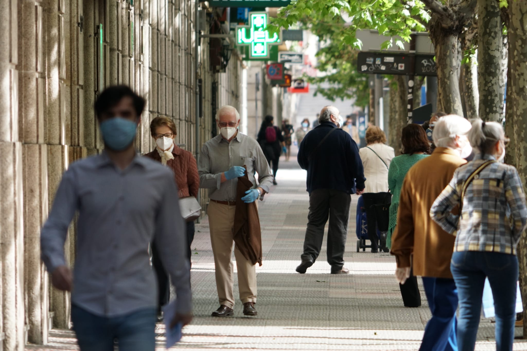 Fotos: Actividad en las calles comerciales de Salamanca en el inicio de la Fase 0
