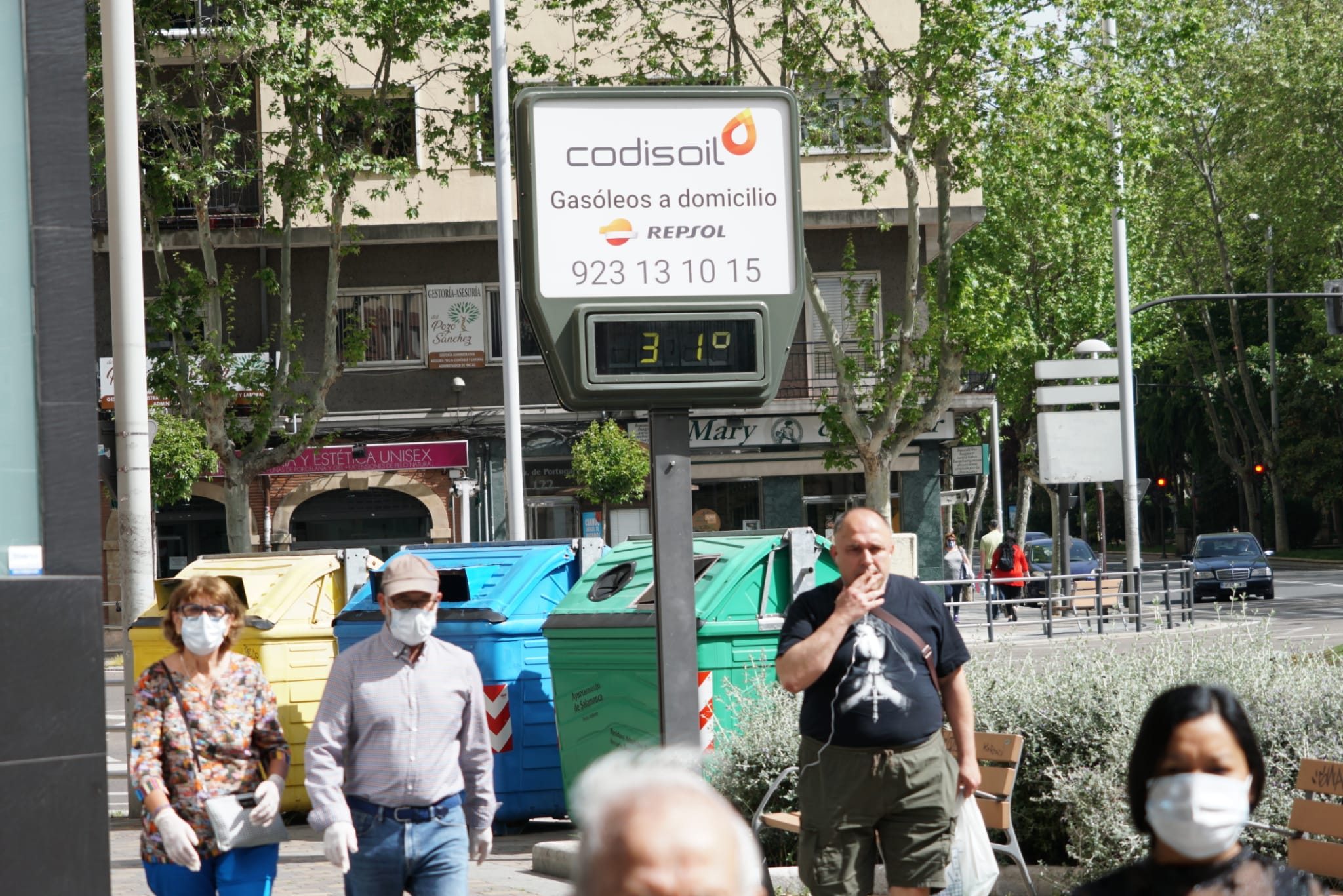 Fotos: Actividad en las calles comerciales de Salamanca en el inicio de la Fase 0