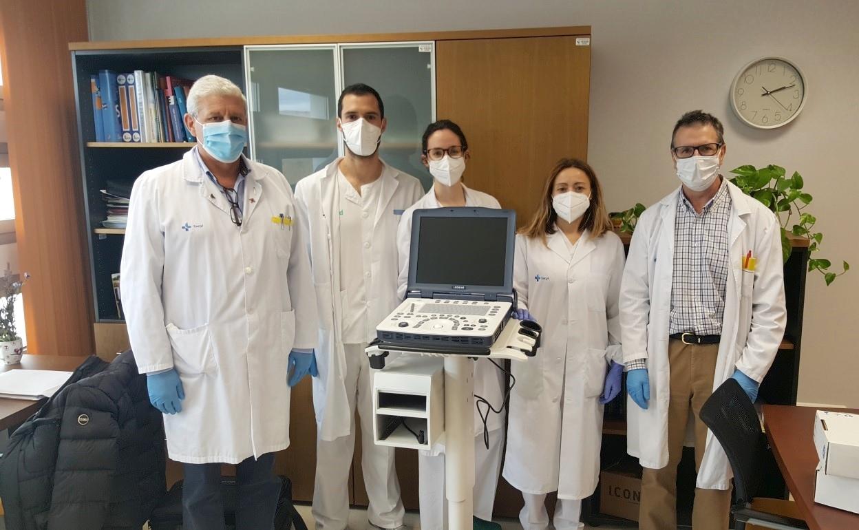 Equipo Covid Residencias con el nuevo equipo