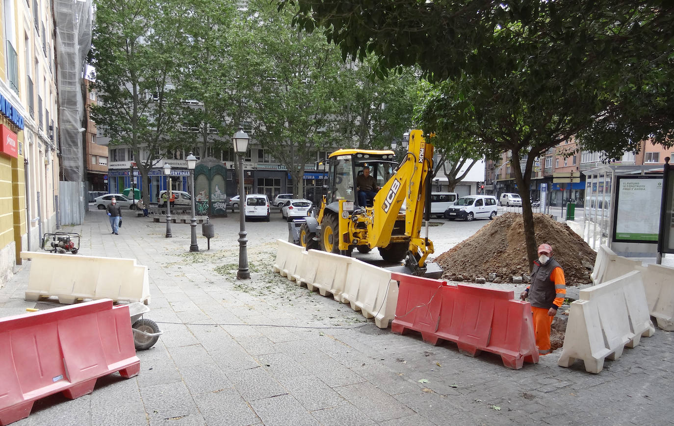 Los trabajos durarán tres meses y para agosto la plaza estará transitable 