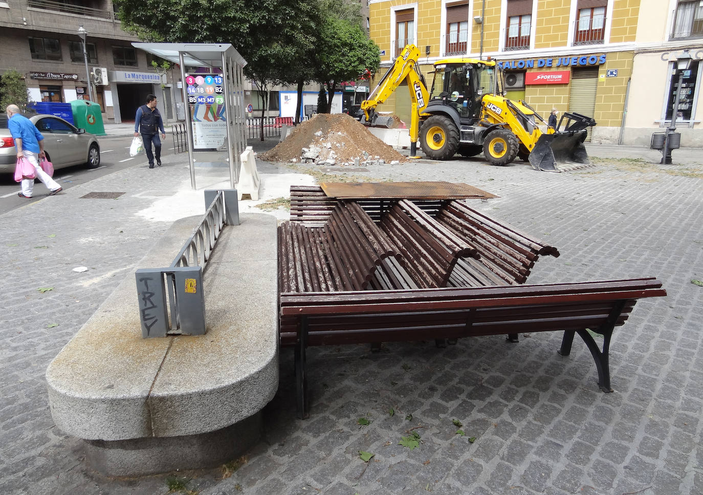 Los trabajos durarán tres meses y para agosto la plaza estará transitable 