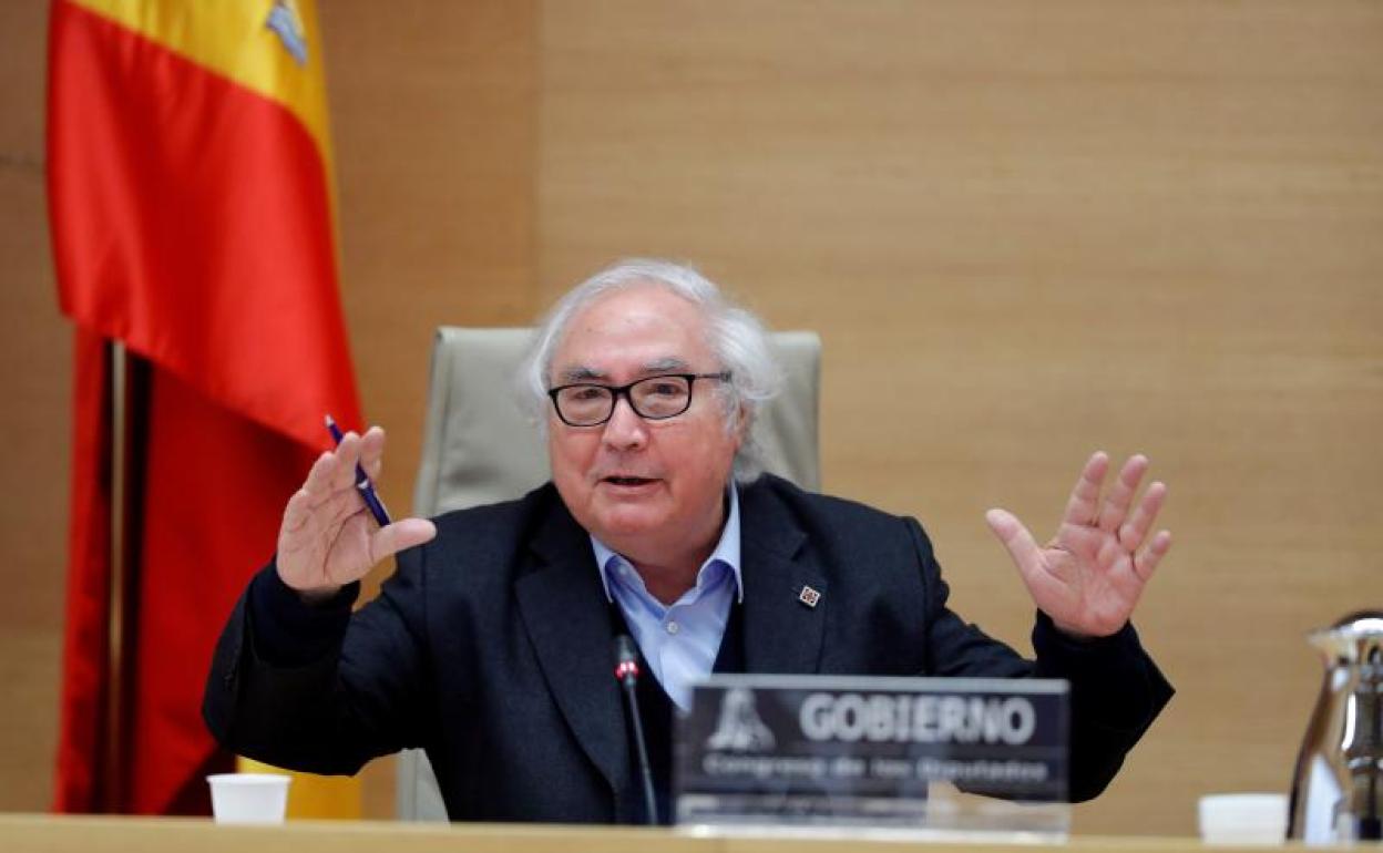 Manuel Castells, ministro de Universidades, comparece este jueves en el Congreso. 