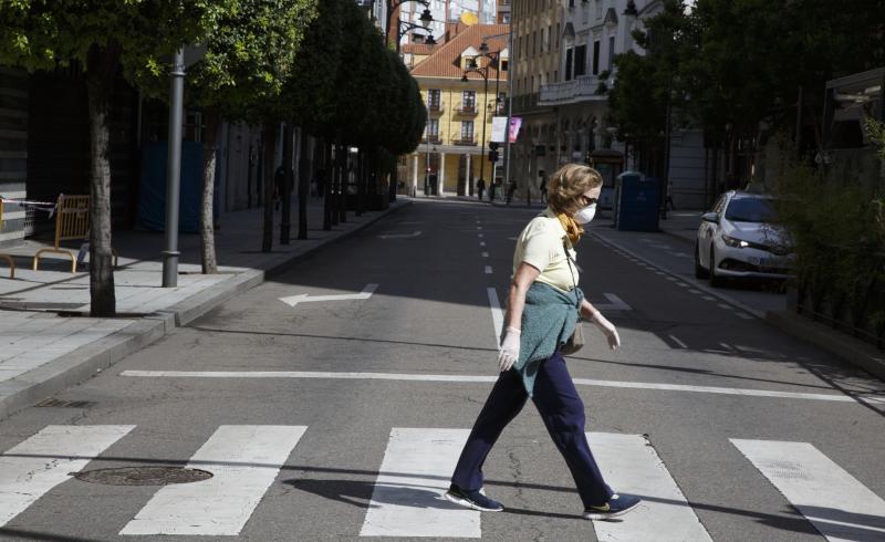 Fotos: Calles cerradas al tráfico en Valladolid