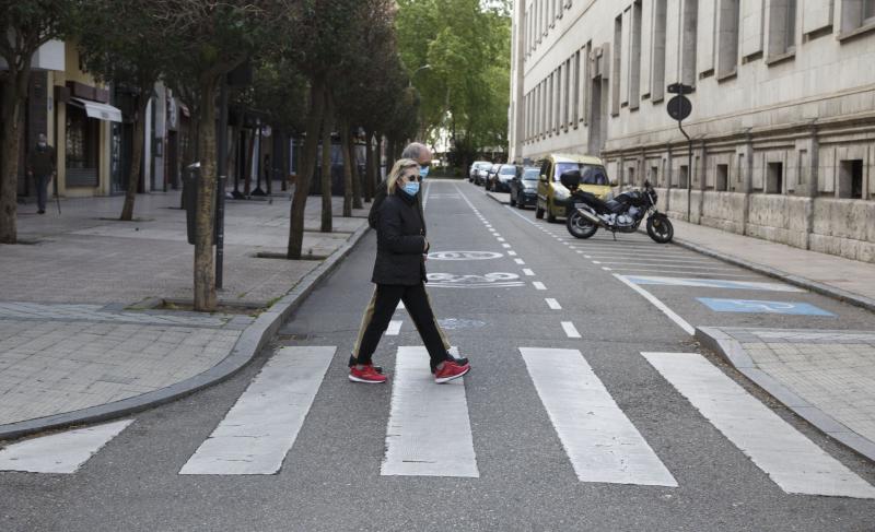 Fotos: Calles cerradas al tráfico en Valladolid