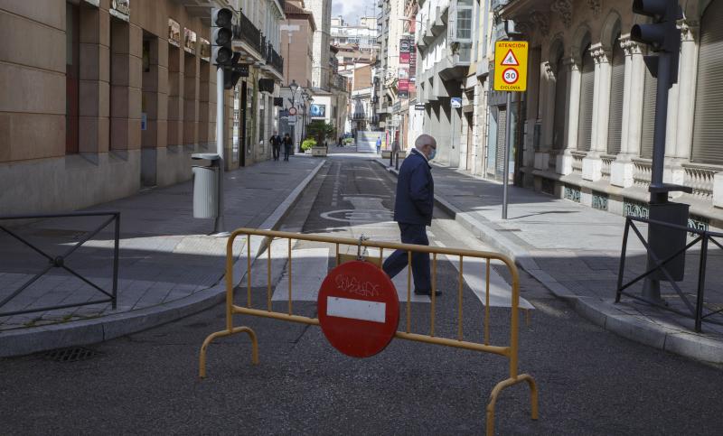 Fotos: Calles cerradas al tráfico en Valladolid