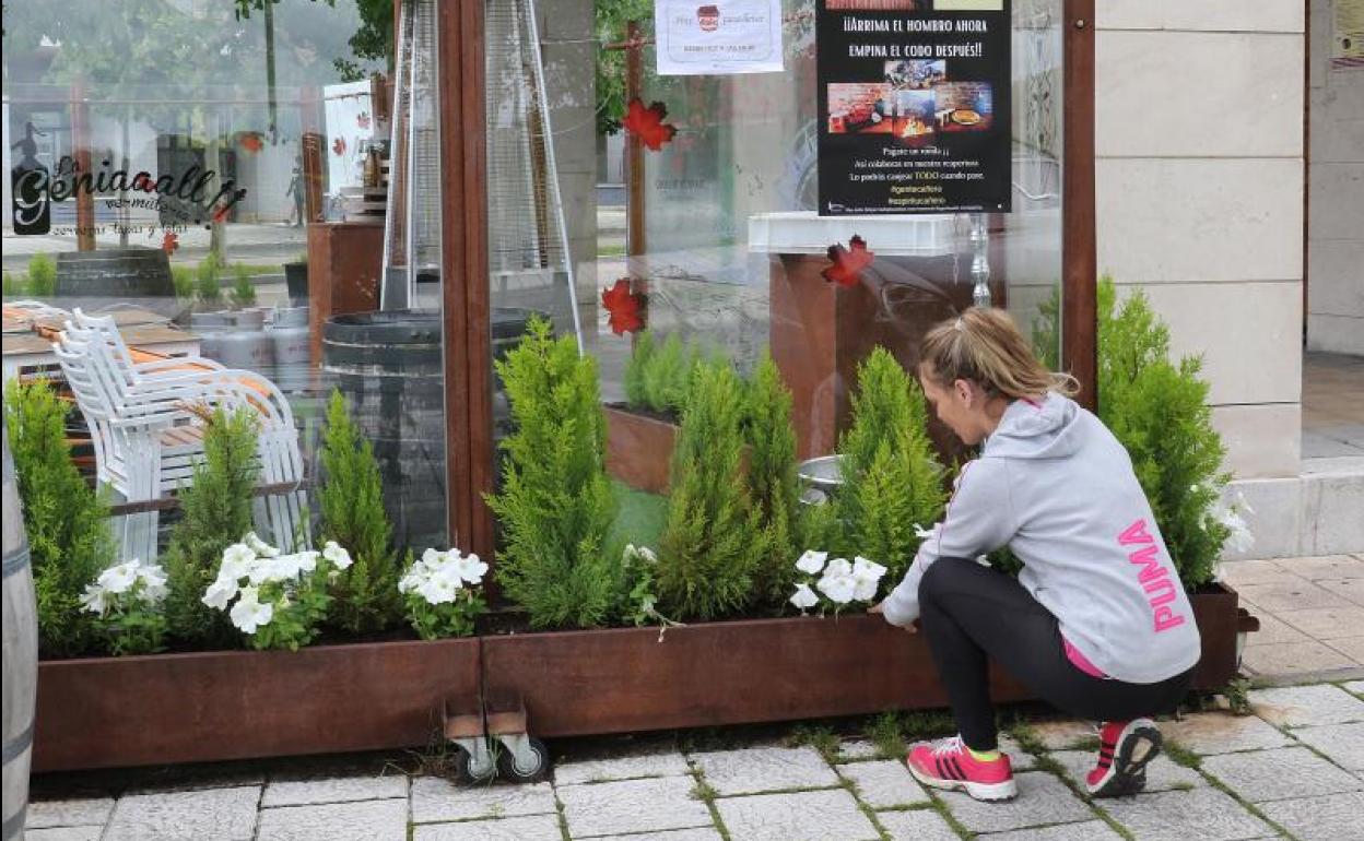 Los establecimientos hosteleros se preparan para la fase 1. 