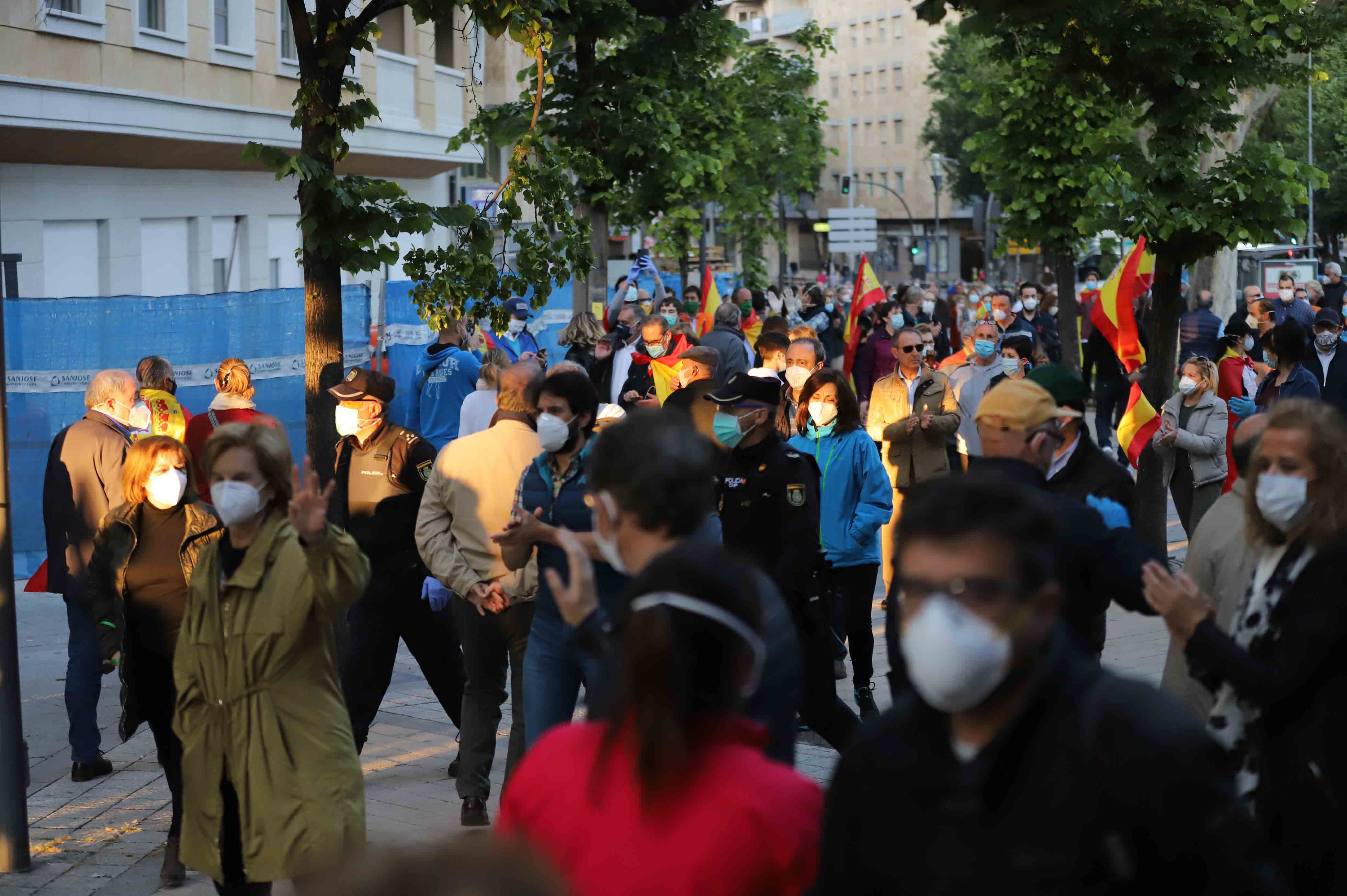 Fotos: Manifestación contra el Gobierno en Salamanca