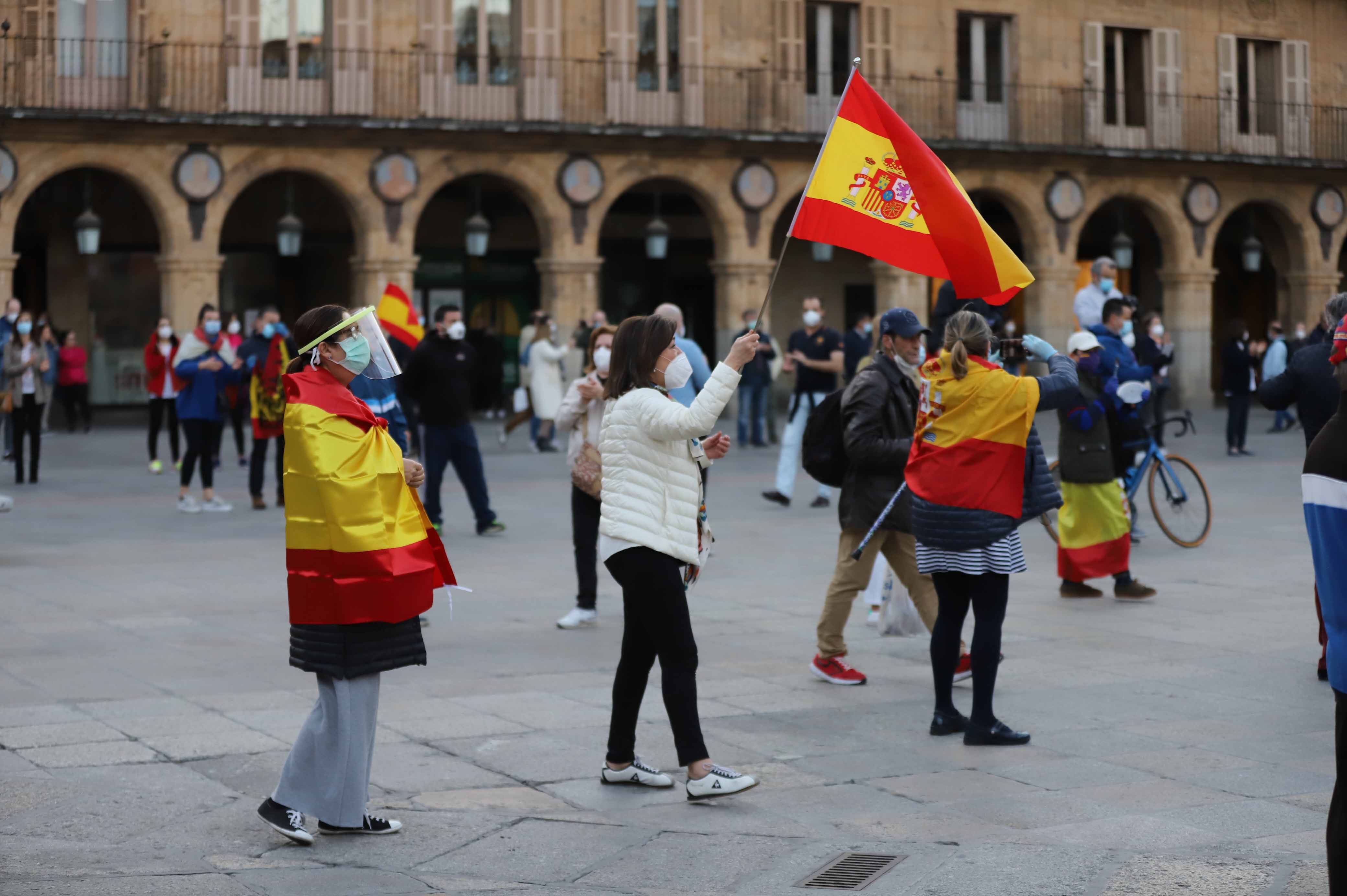 Fotos: Manifestación contra el Gobierno en Salamanca