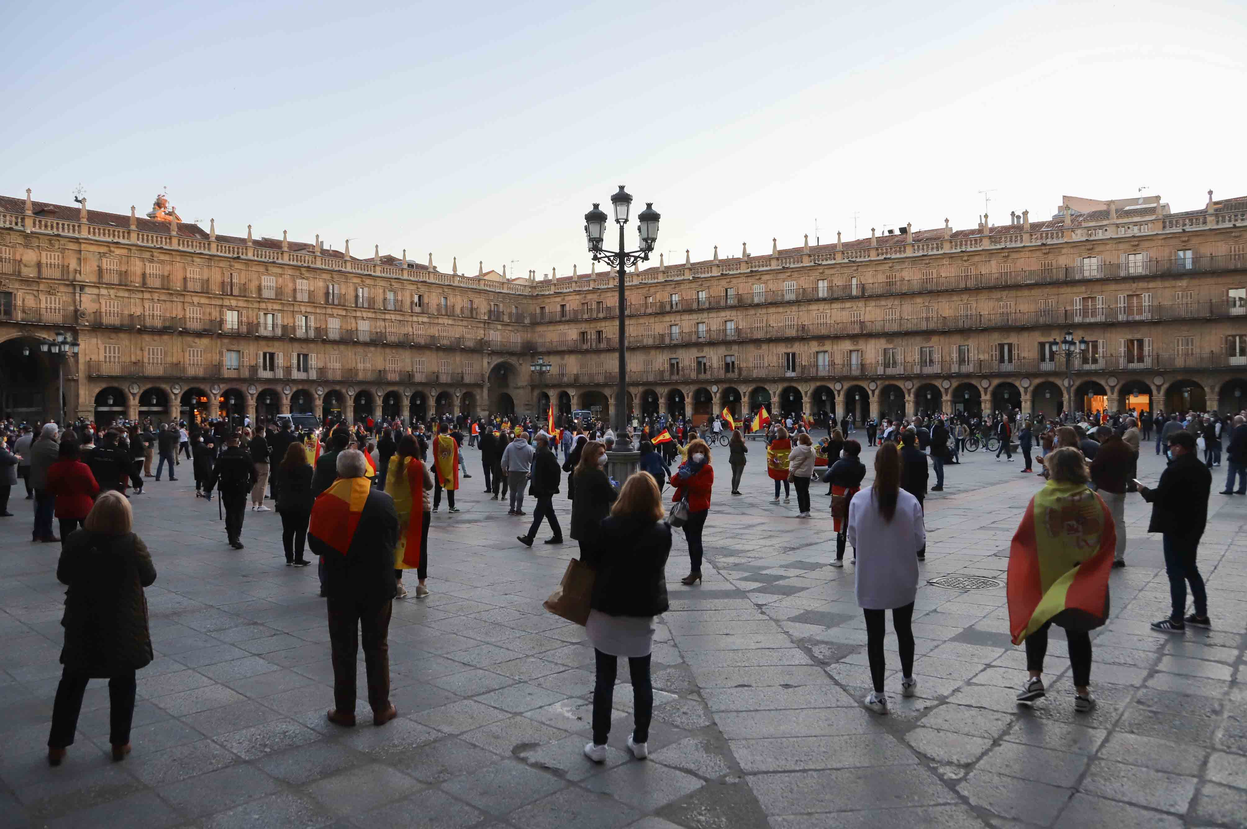 Fotos: Manifestación contra el Gobierno en Salamanca