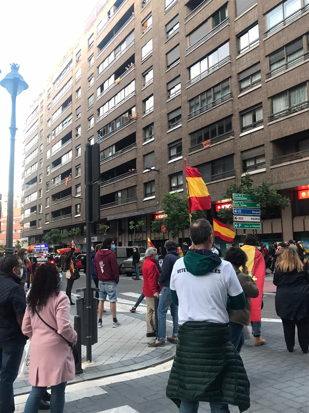 Fotos: Manifestación para protestar contra el Gobierno en Valladolid