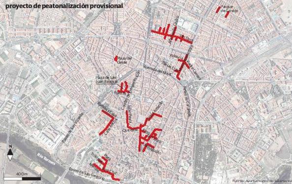 Salamanca afrontará la desescalada con la peatonalización temporal de 50 calles