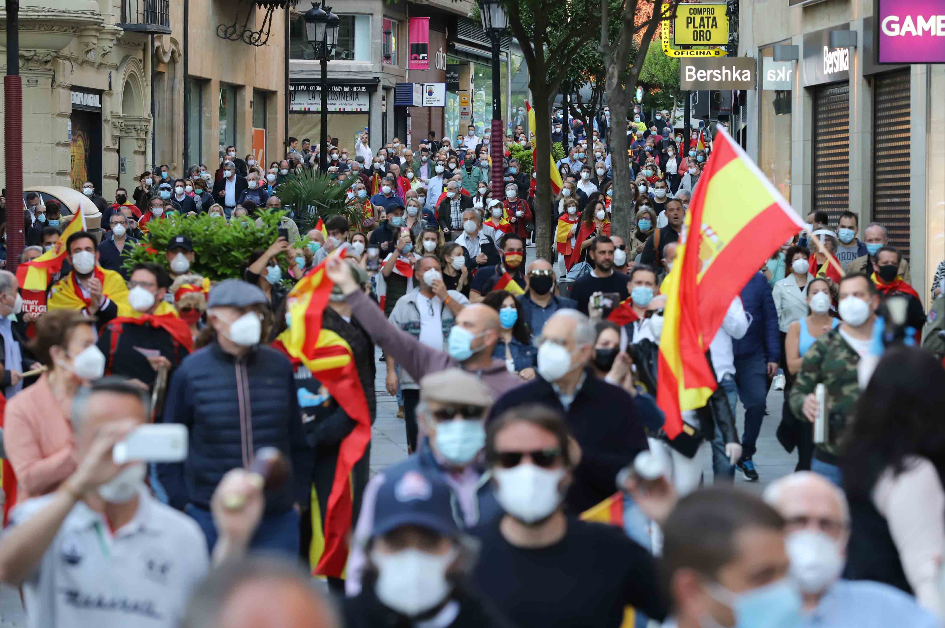 Fotos: Tercer día de protestas contra el Gobierno en Salamanca