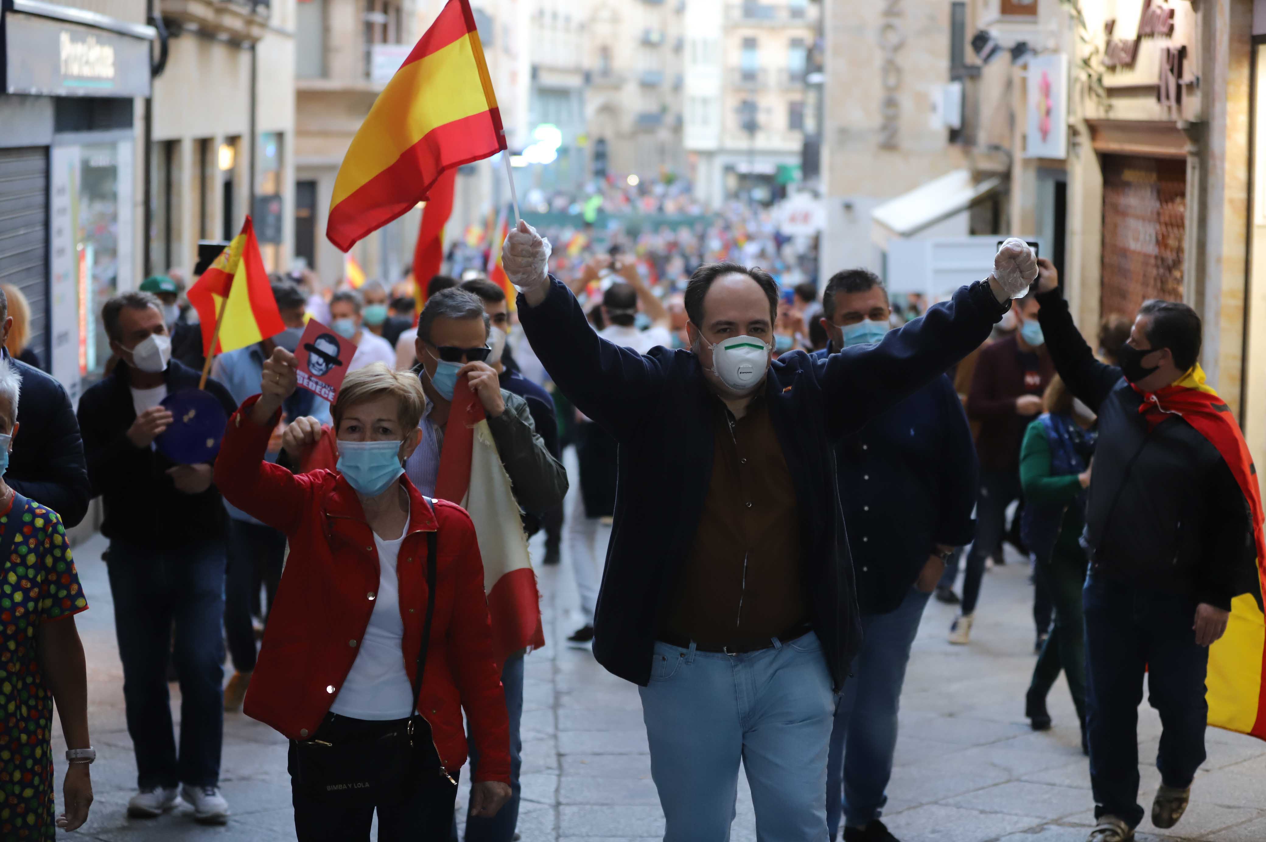 Fotos: Tercer día de protestas contra el Gobierno en Salamanca