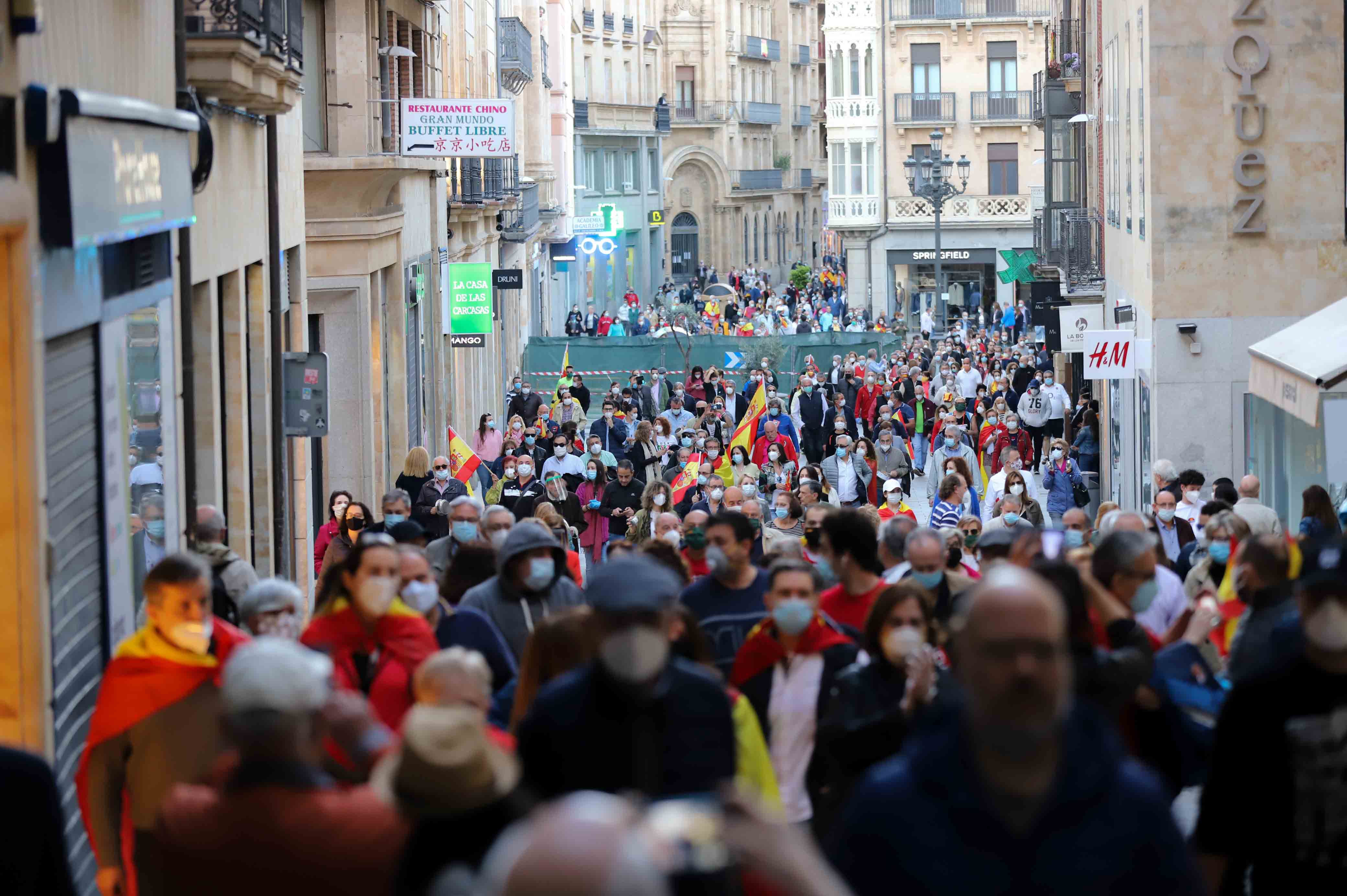 Fotos: Tercer día de protestas contra el Gobierno en Salamanca