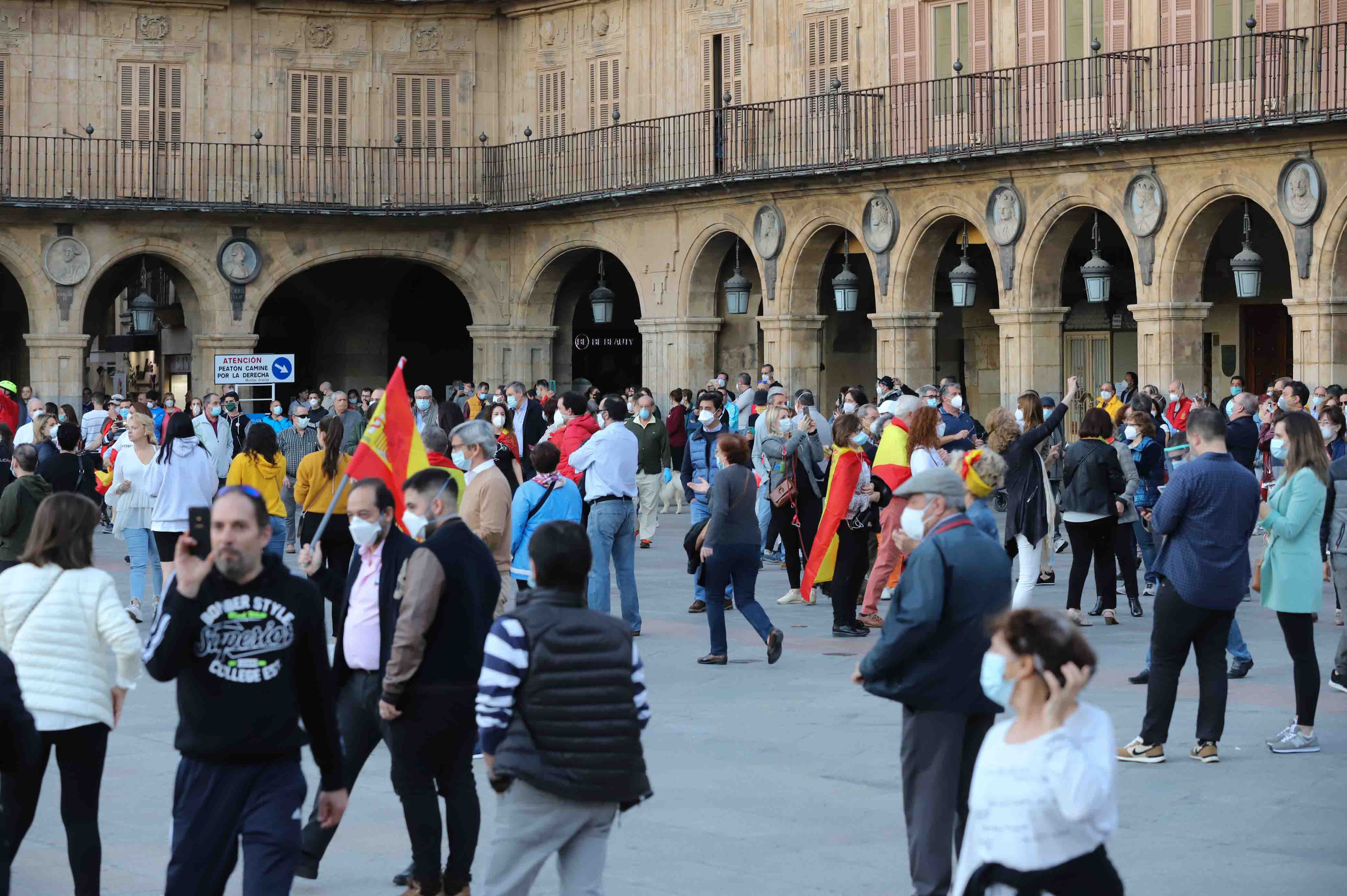 Fotos: Tercer día de protestas contra el Gobierno en Salamanca