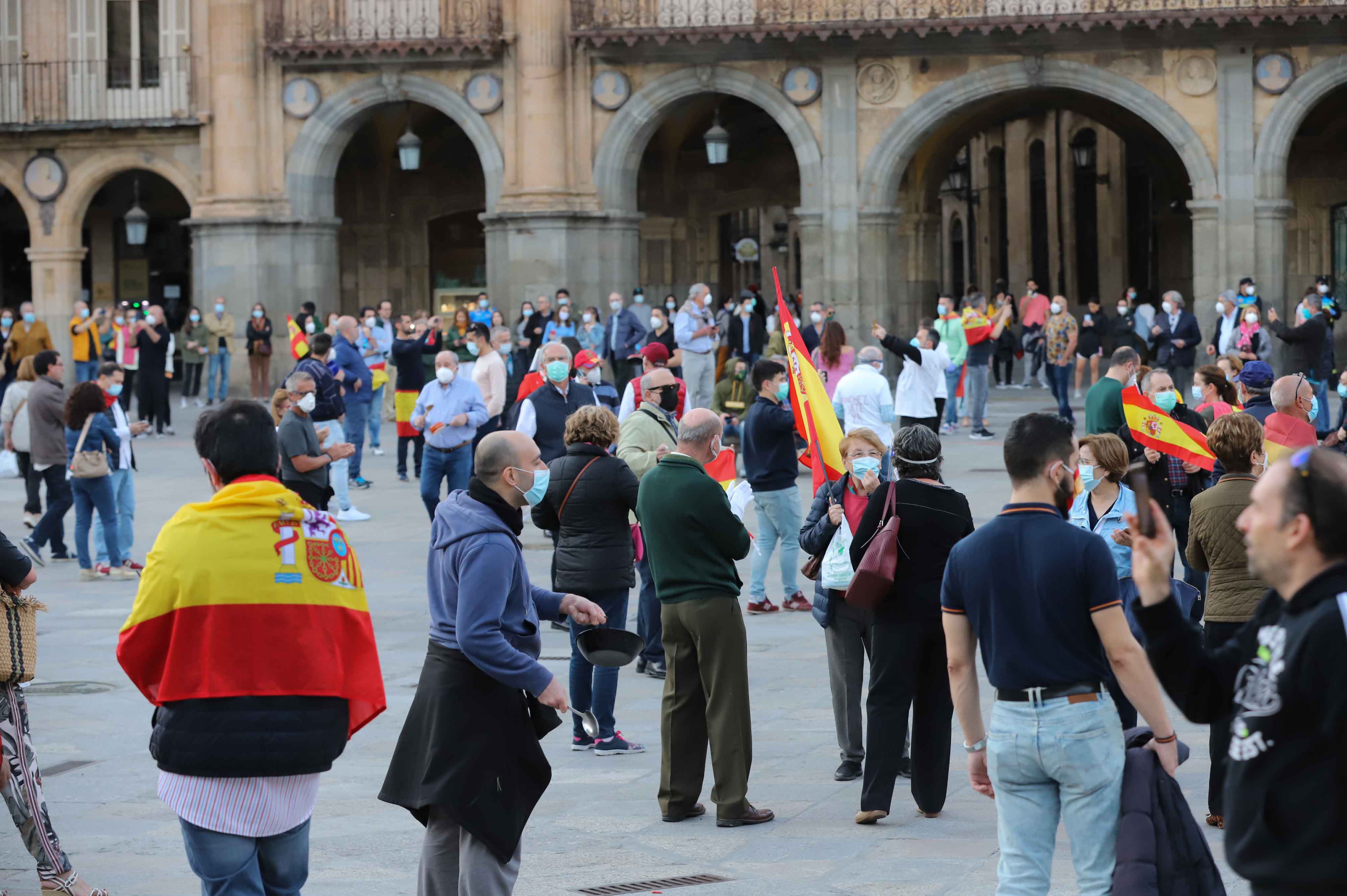 Fotos: Tercer día de protestas contra el Gobierno en Salamanca