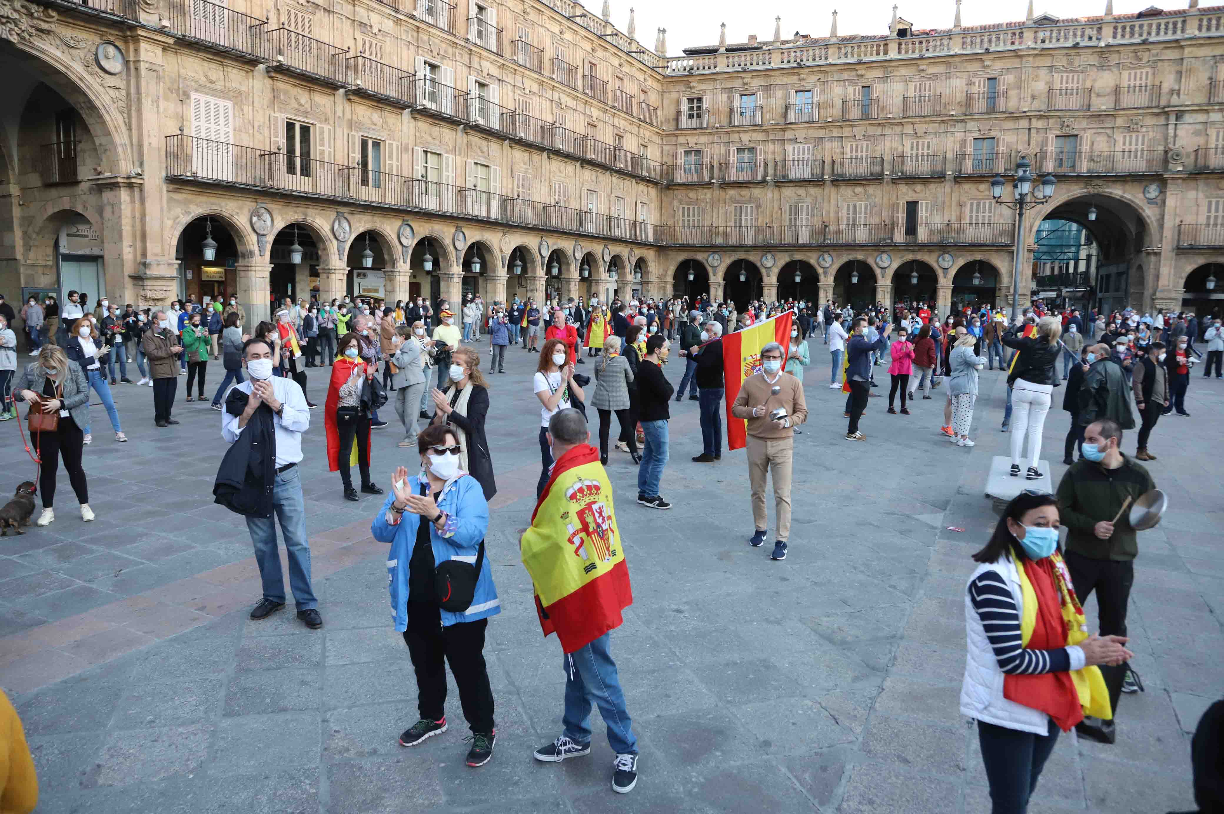 Fotos: Tercer día de protestas contra el Gobierno en Salamanca