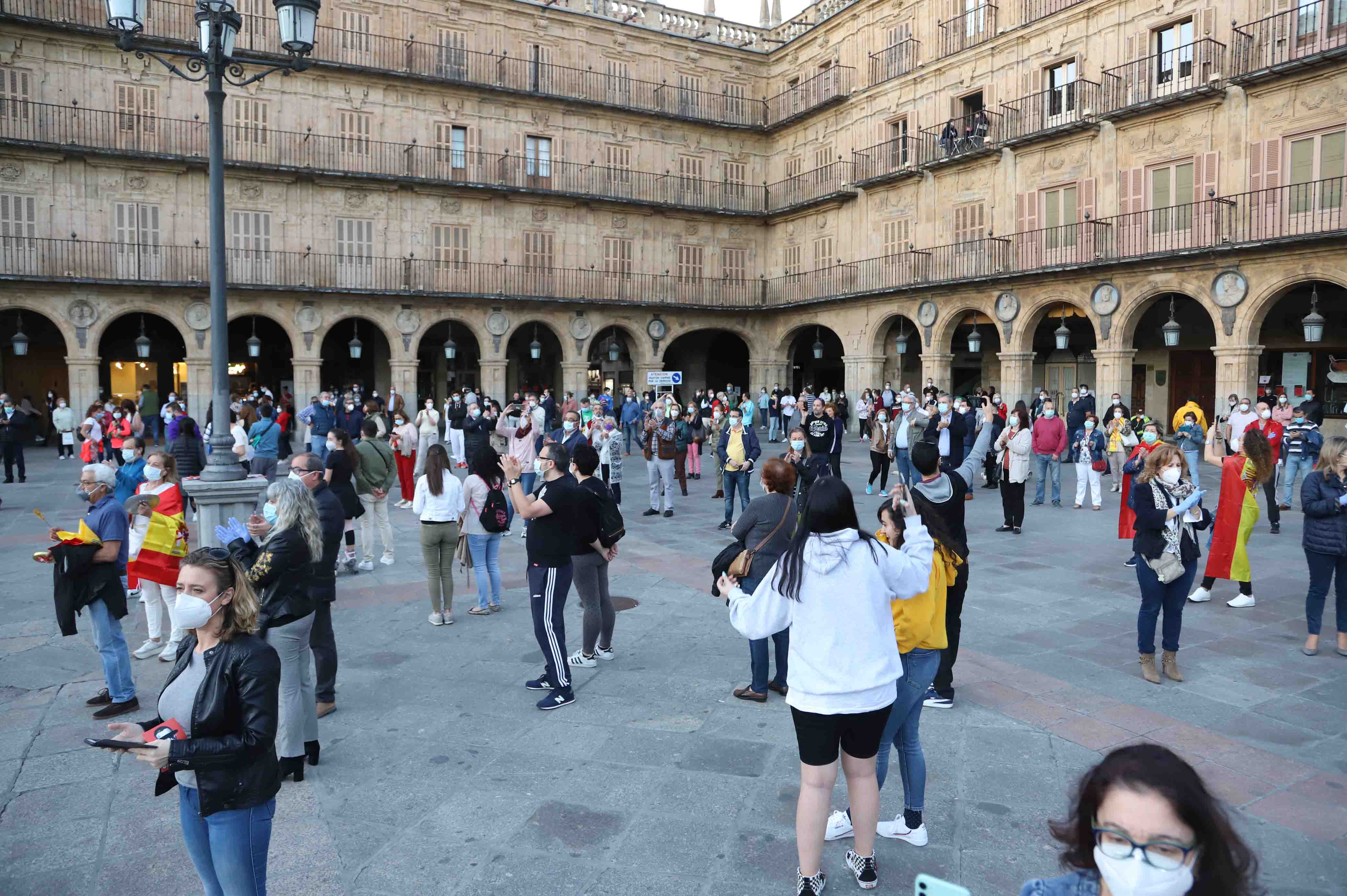 Fotos: Tercer día de protestas contra el Gobierno en Salamanca