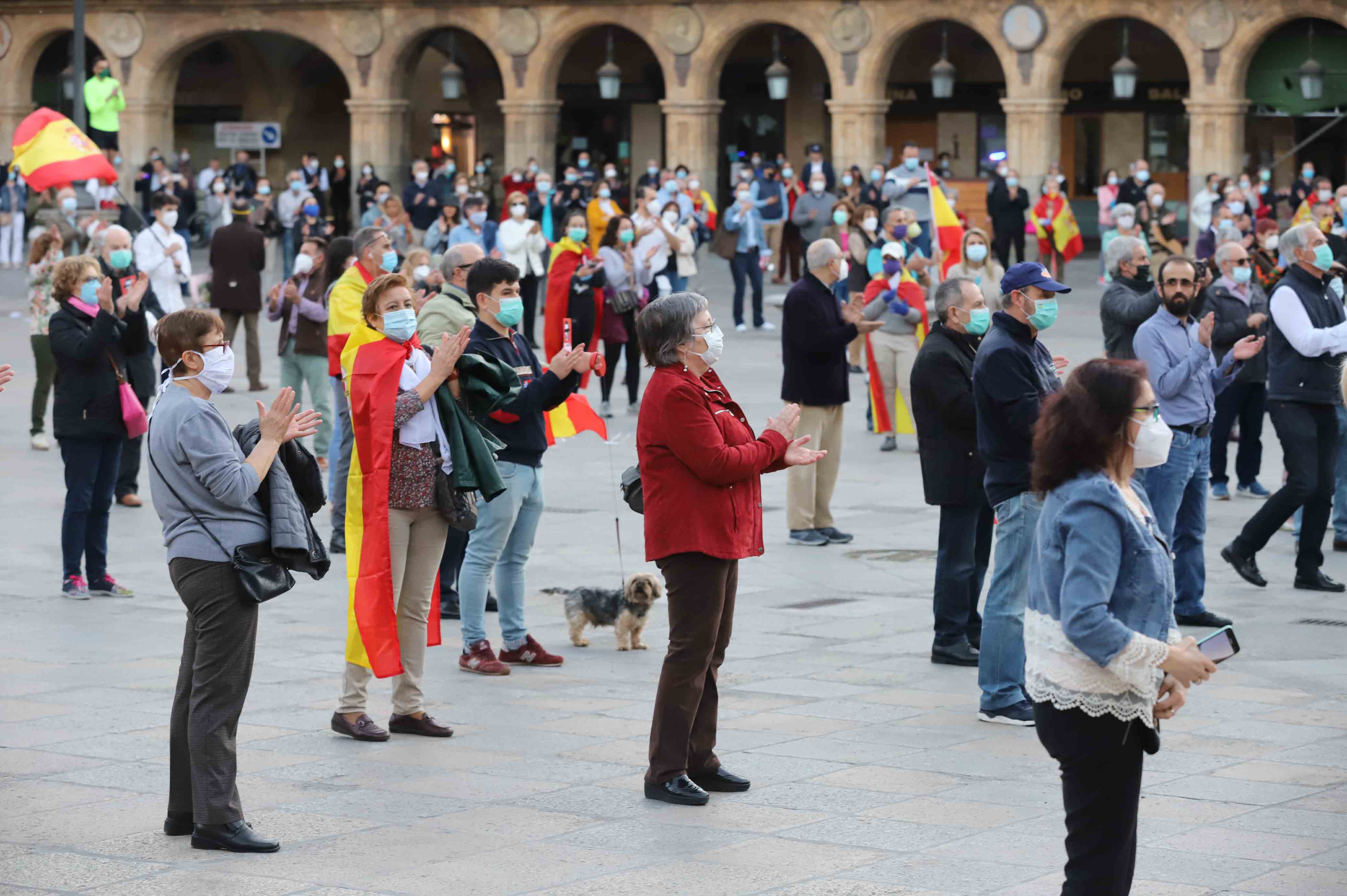 Fotos: Tercer día de protestas contra el Gobierno en Salamanca