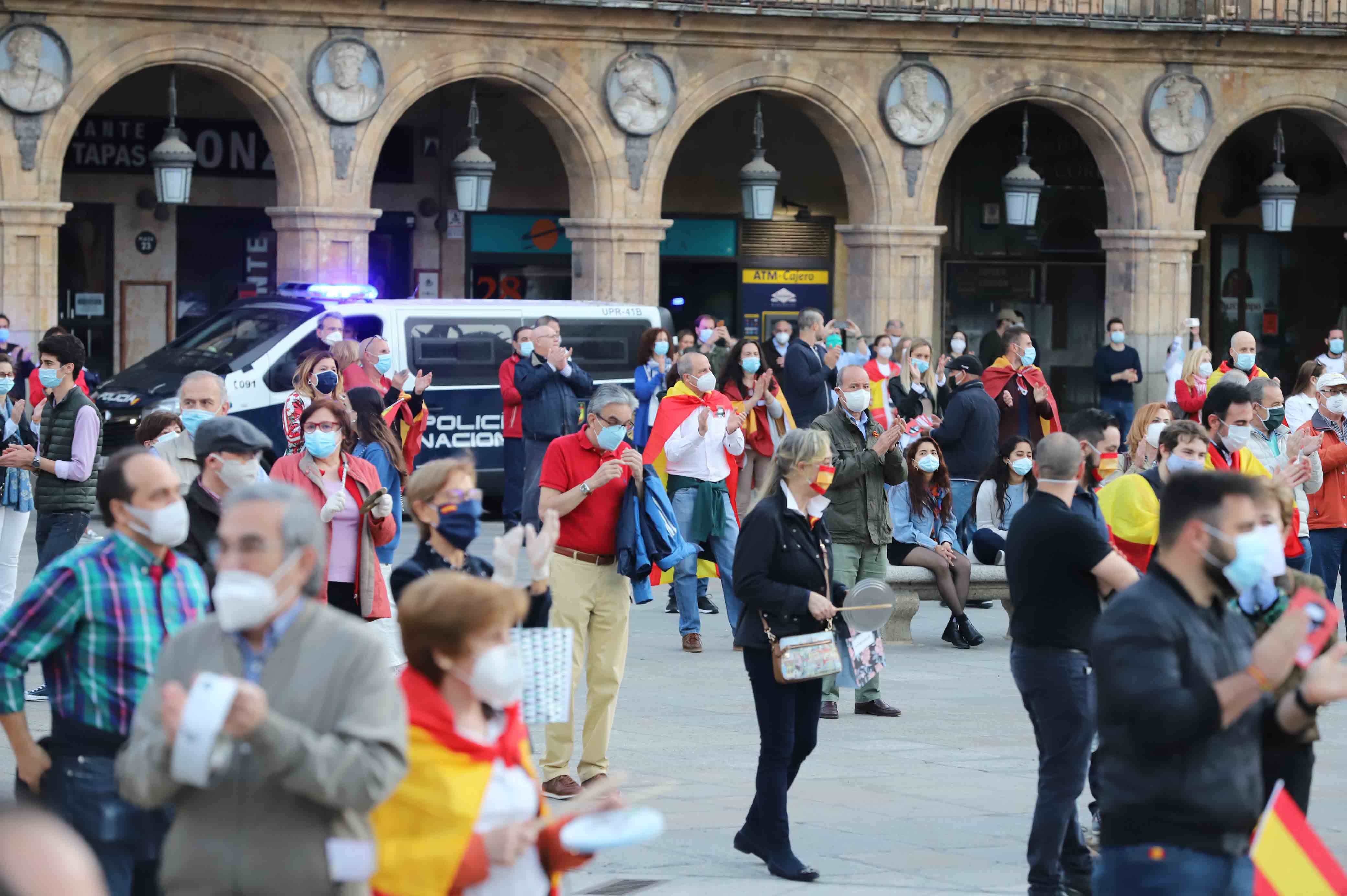 Fotos: Tercer día de protestas contra el Gobierno en Salamanca