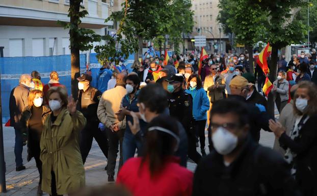 Mañueco sobre las protestas en contra del Gobierno: libertad de expresión y distancia