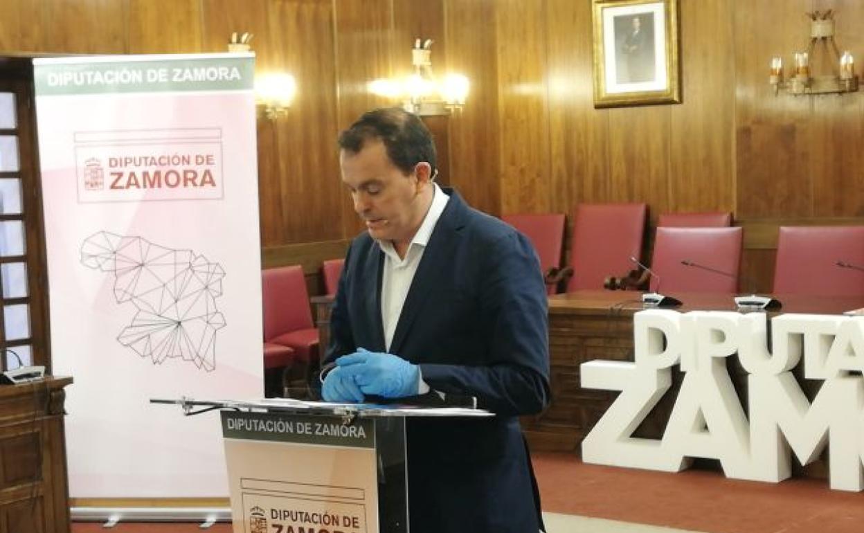 El presidente de la Diputación de Zamora, Francisco José Requejo.