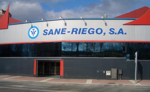 Instalaciones de Sane Riego, en el Paseo Juan Carlos I de Valladolid. 