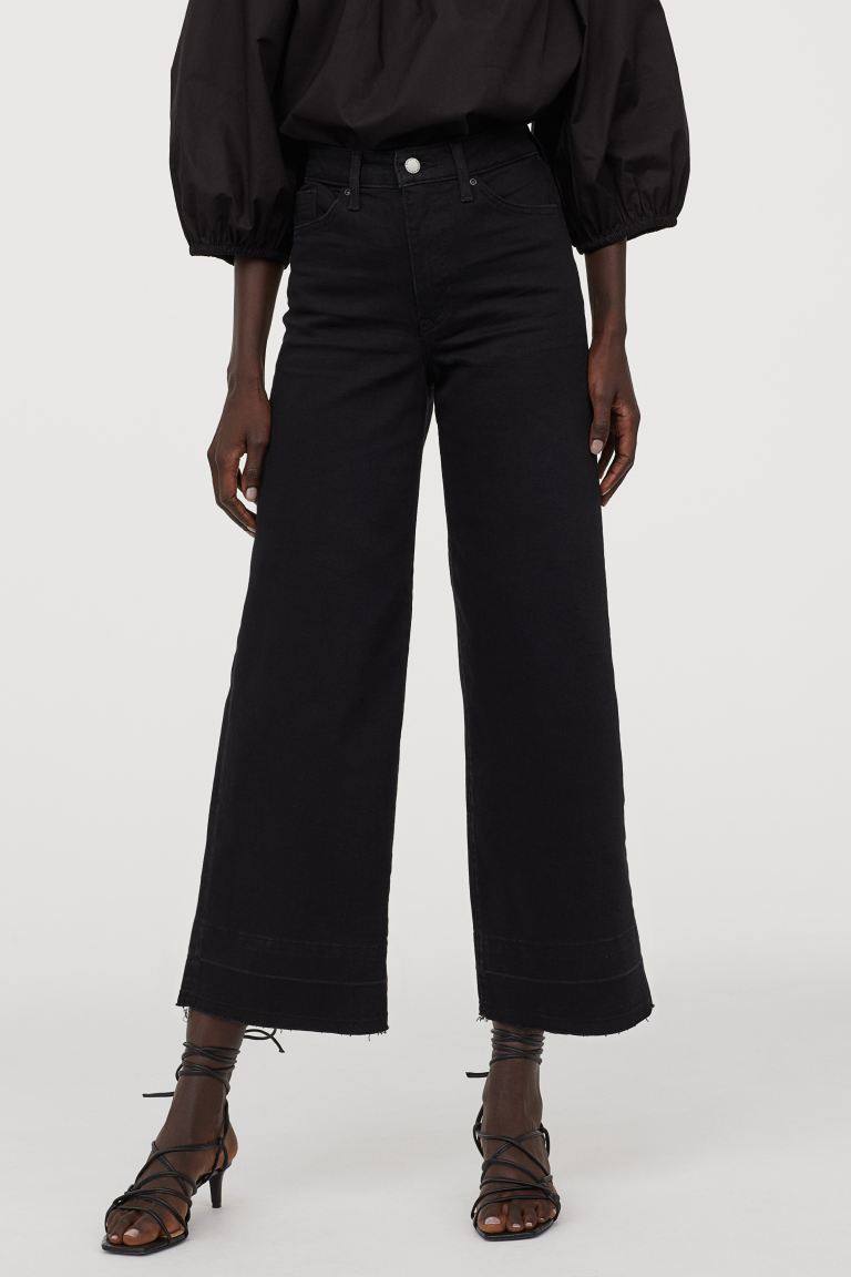 Jeans culotte high ankle de H&M, 24,99 euros.