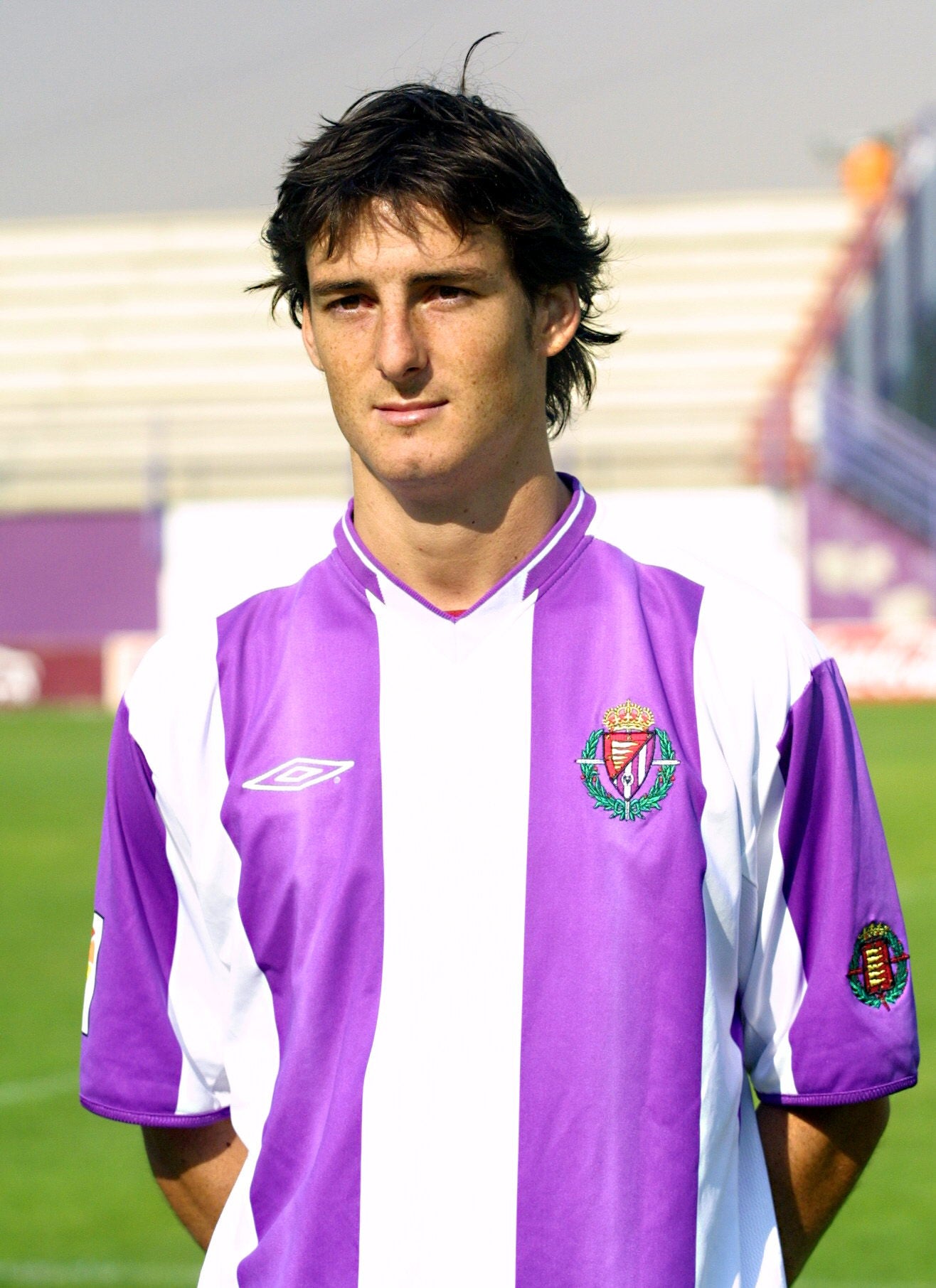 28/09/04 Aduriz, jugador del Real Valladolid para la temporada 2004-2005.