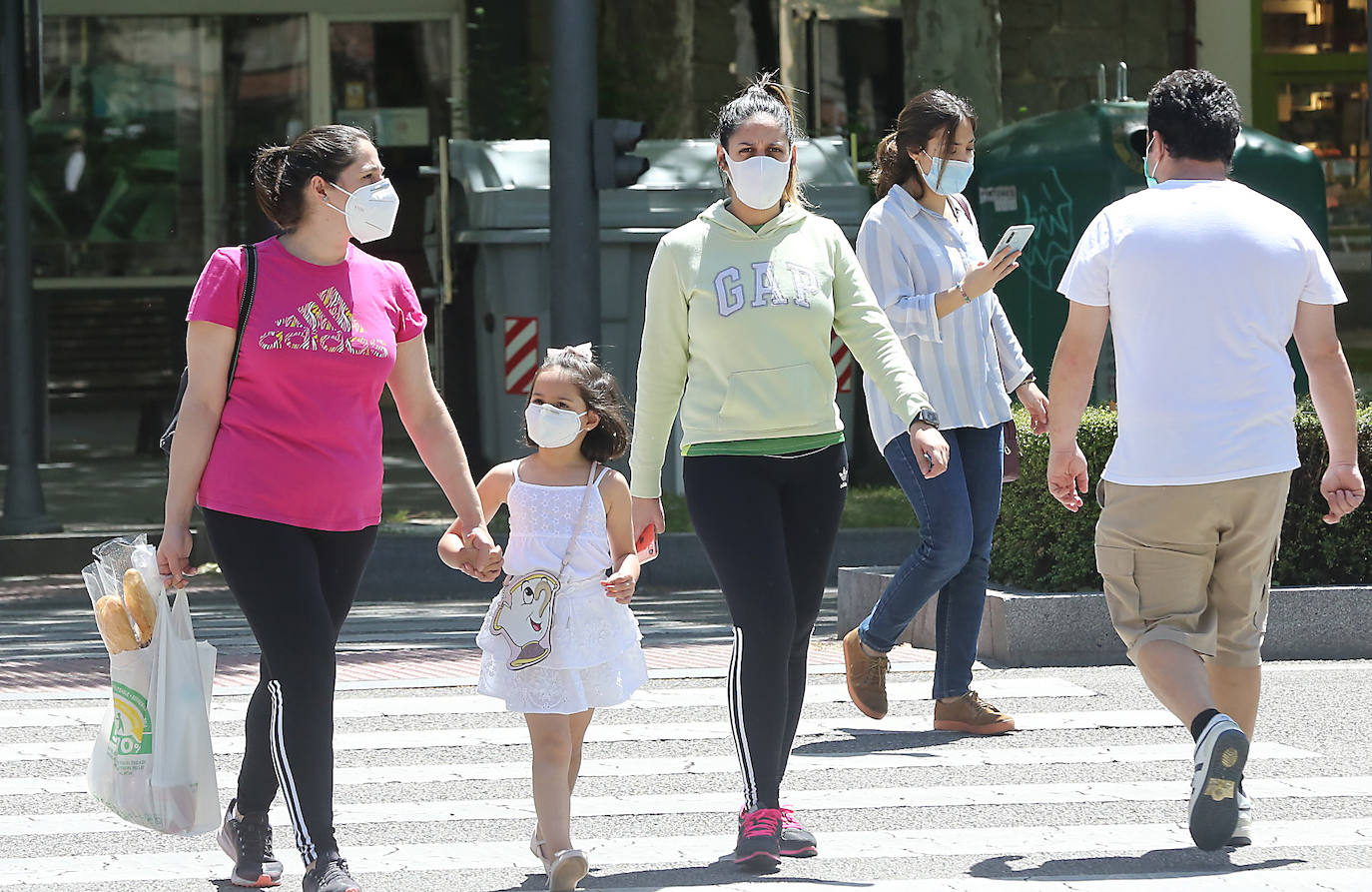 Fotos: Primer día del uso obligatorio de la mascarilla en Valladolid