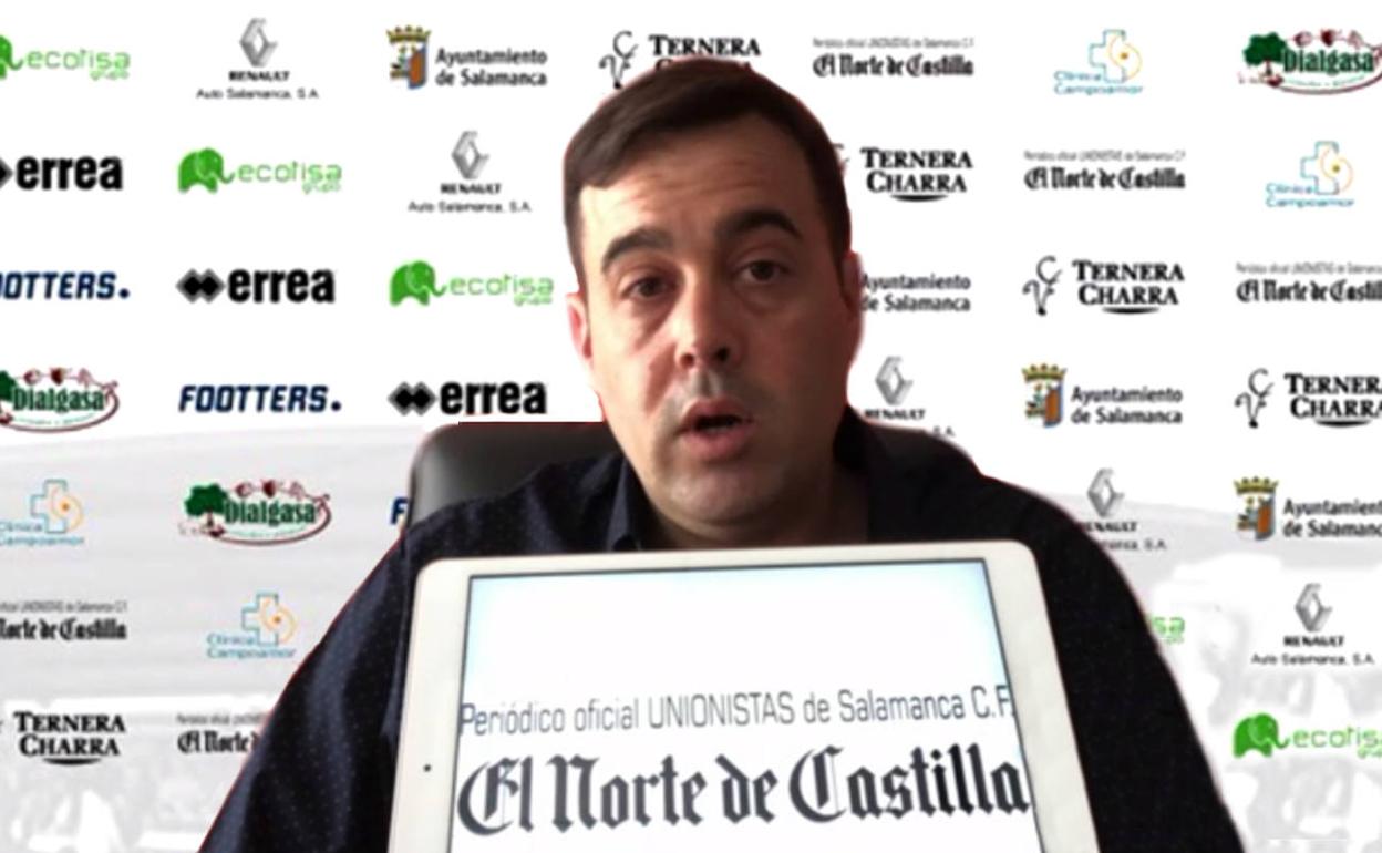 Diego Hernansanz: «Vengo a tomar decisiones para hacer a Unionistas lo más ganador posible»
