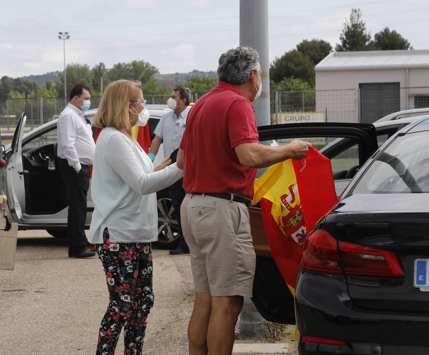 La caravana de Vox toma Palencia. 