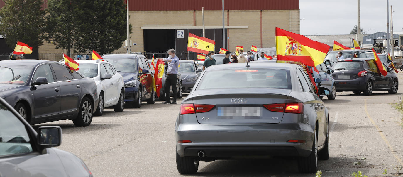 La caravana de Vox toma Palencia. 