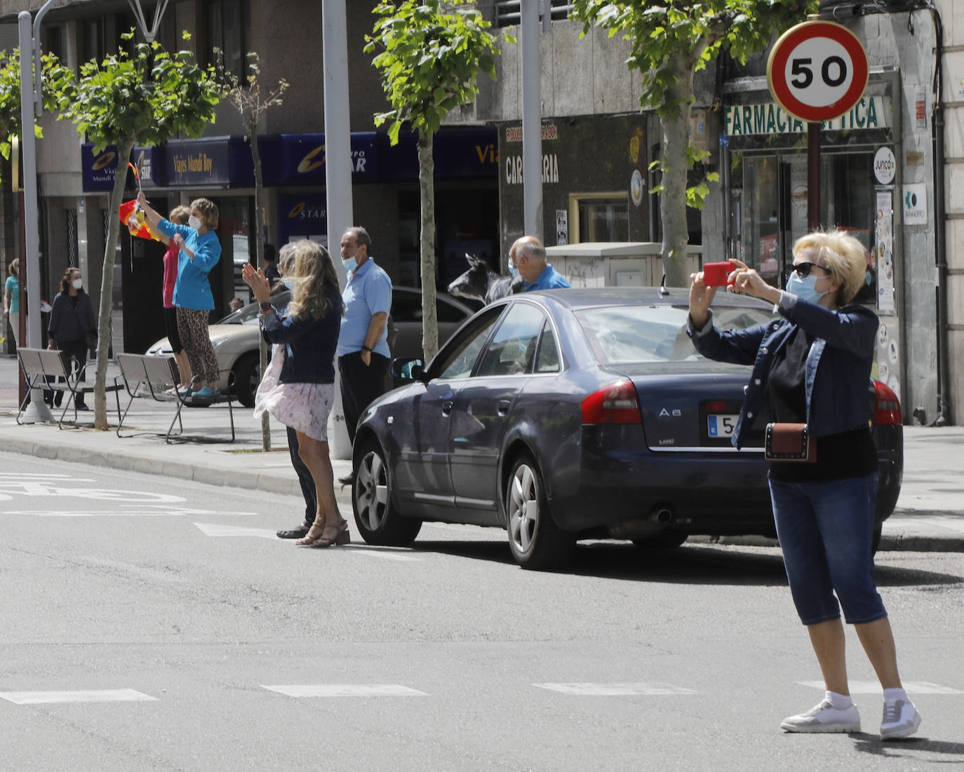 La caravana de Vox toma Palencia. 