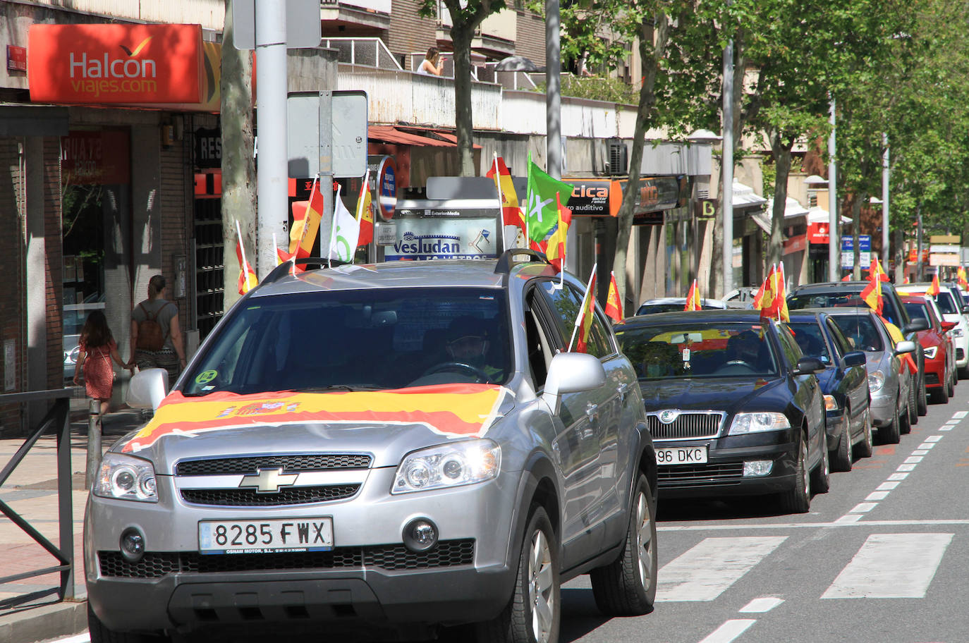 La caravana de Vox en Segovia. 