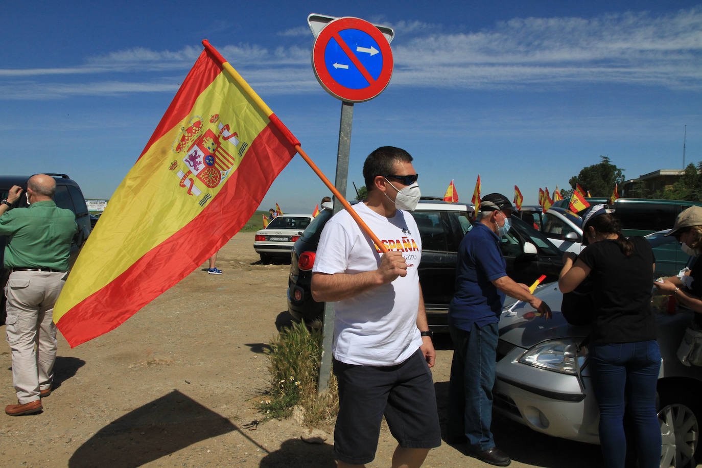 La caravana de Vox en Segovia. 