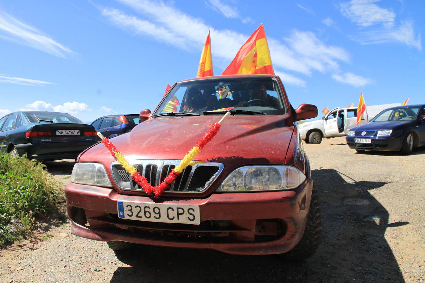 La caravana de Vox en Segovia. 