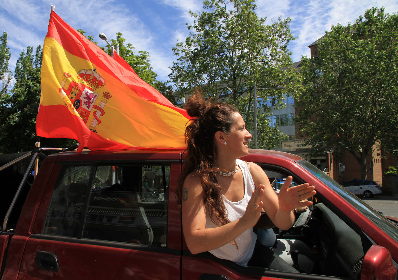 La caravana de Vox en Segovia. 