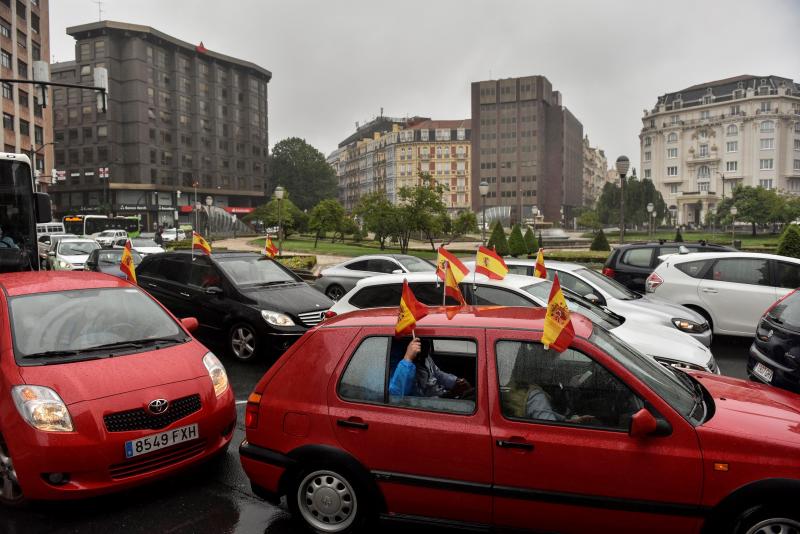 Imagen de la manifestación de Vox en Bilbao