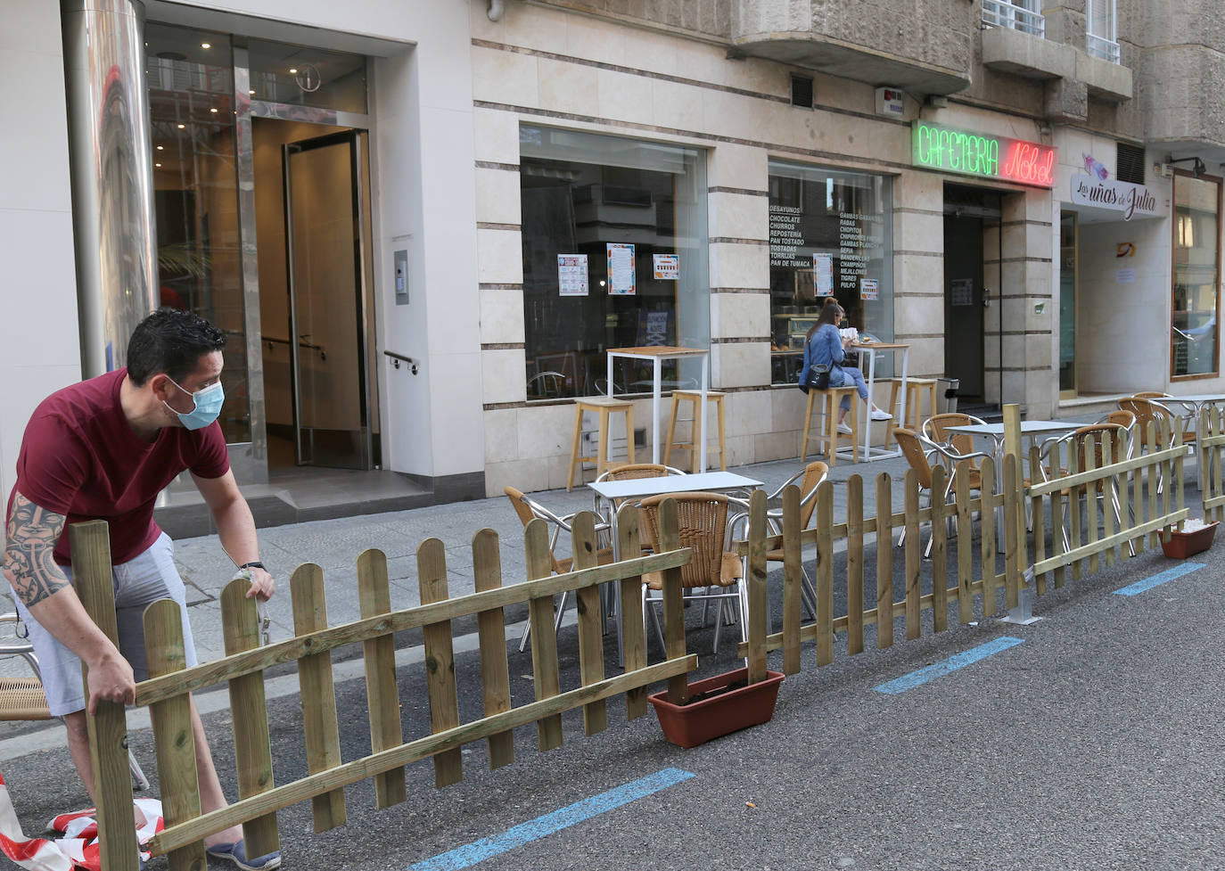 Palencia roza la imagen de normalidad en las calles. 