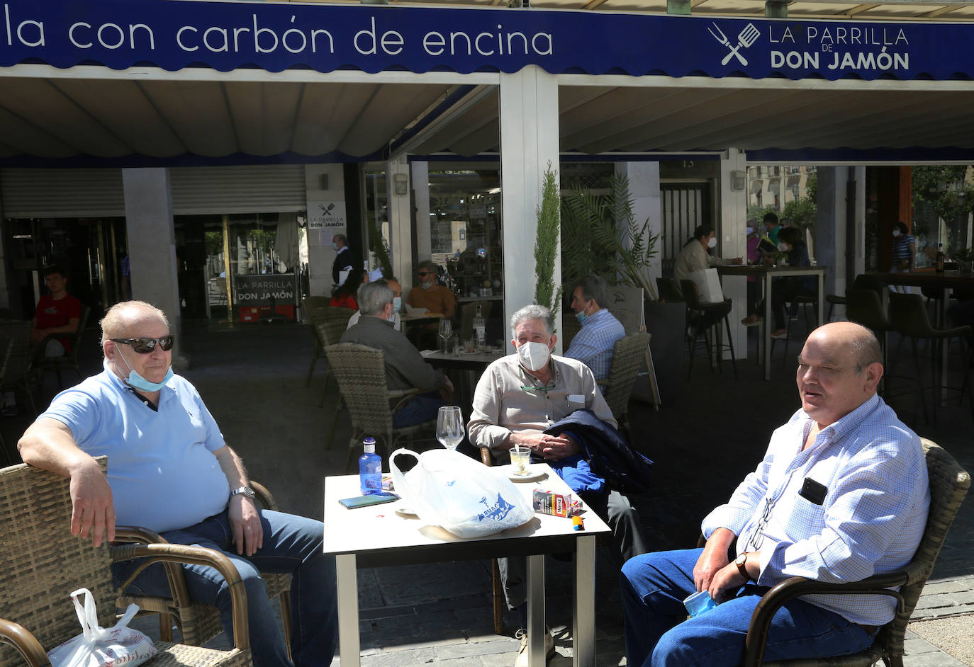 Palencia roza la imagen de normalidad en las calles. 