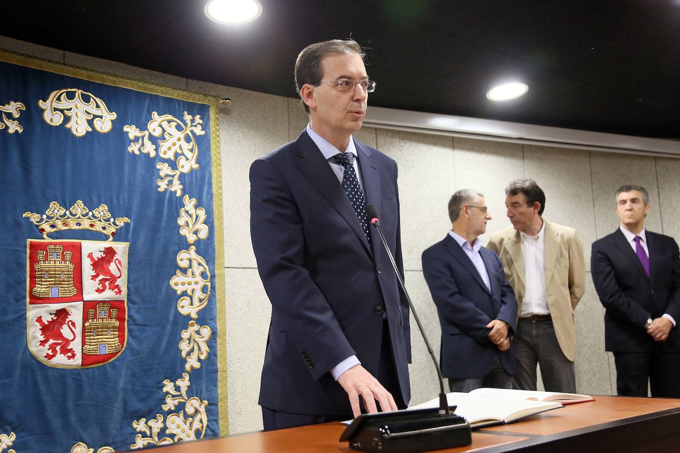 07.06.13 Germán Barrios, en su toma de posesión como presidente del Consejo Económico y Social.