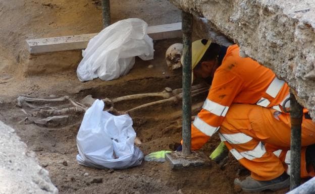 La localización de dos féretros avala el hallazgo de la capilla del rey irlandés en Valladolid