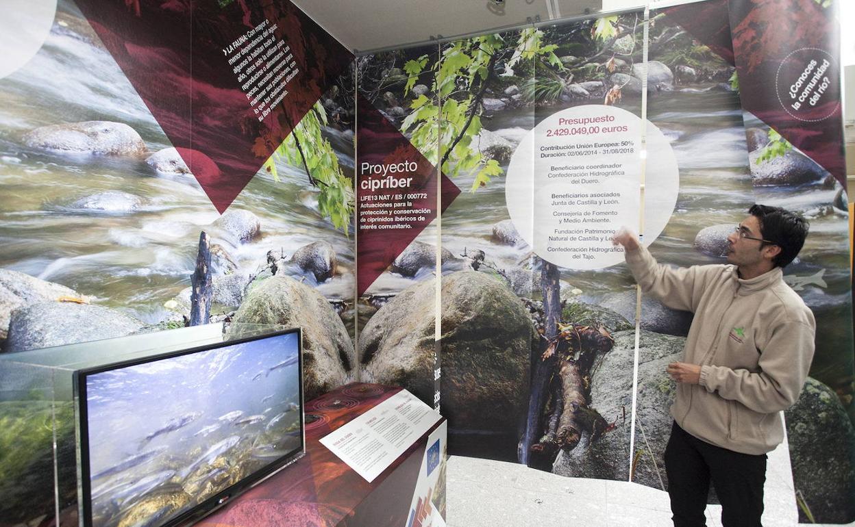 Interior de la casa del parque de Las Batuecas. 