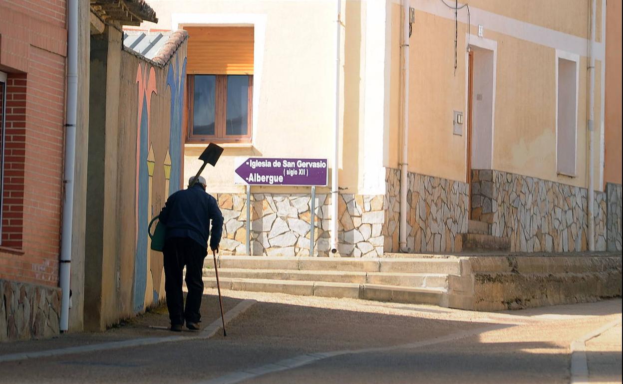 Santervás de Campos, uno de los pueblos más envejecidos de la provincia de Valladolid.