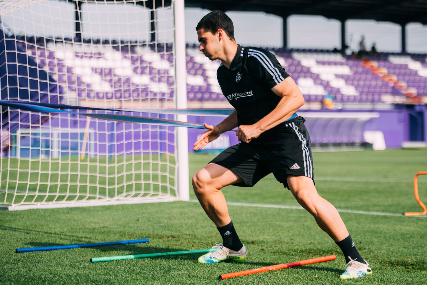 Los jugadores del Pucela siguen con su preparación para retomar la competición liguera. 