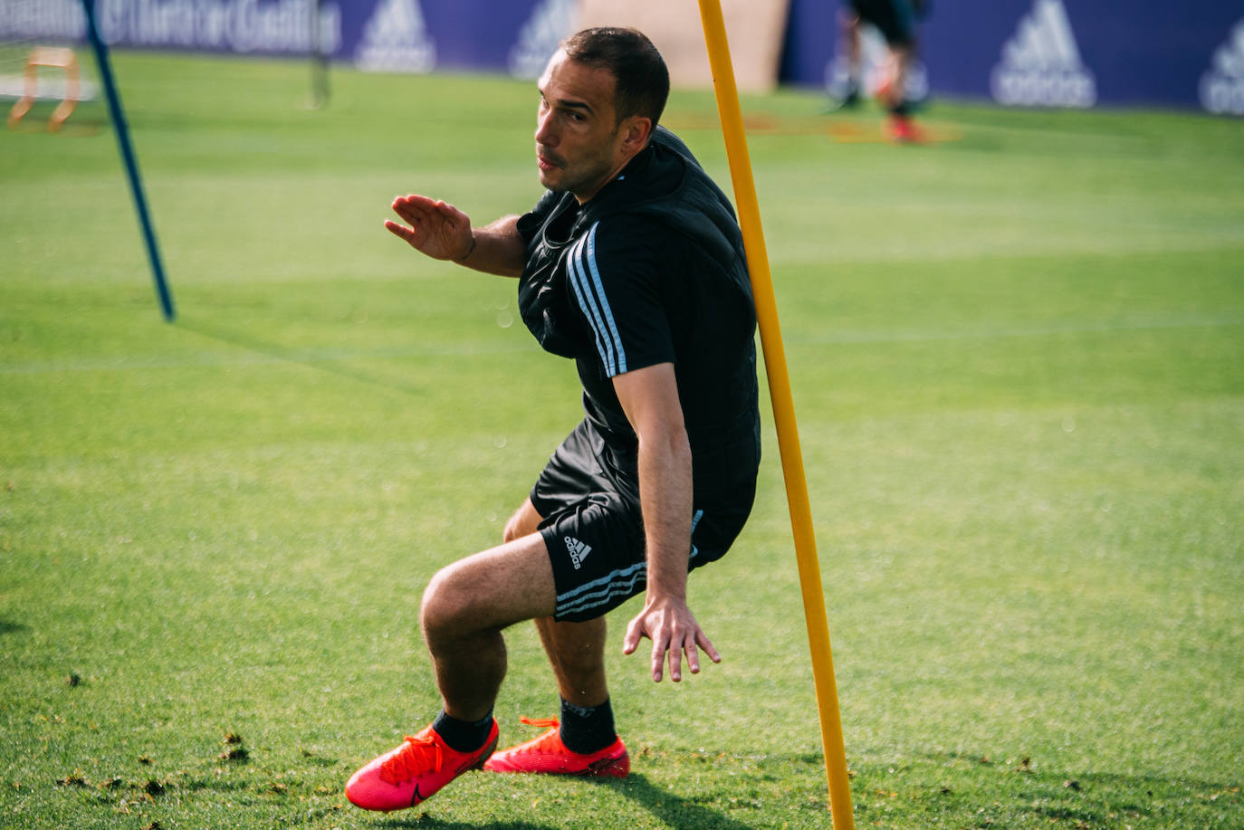 Los jugadores del Pucela siguen con su preparación para retomar la competición liguera. 