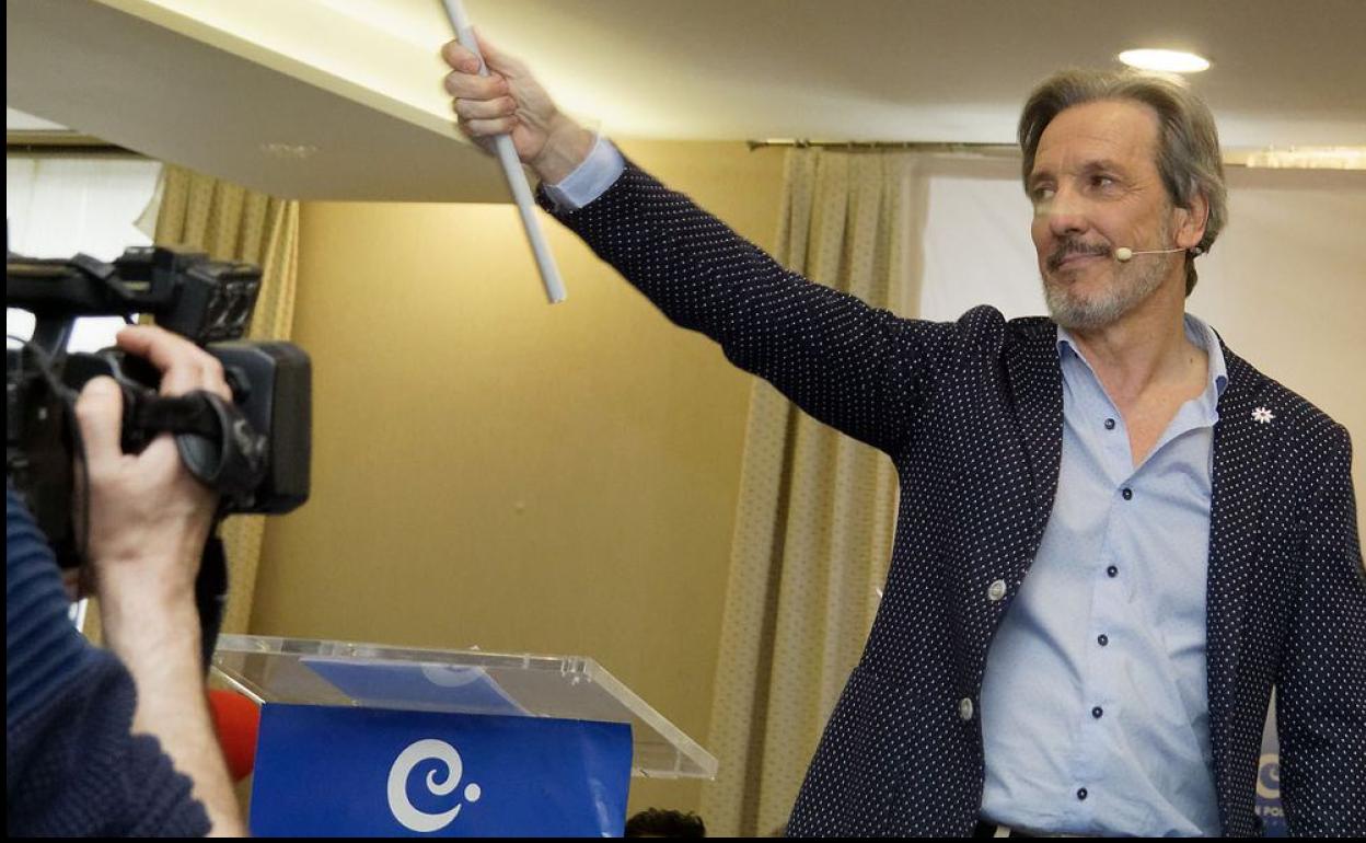 Pedro Muñoz, durante un acto electoral.