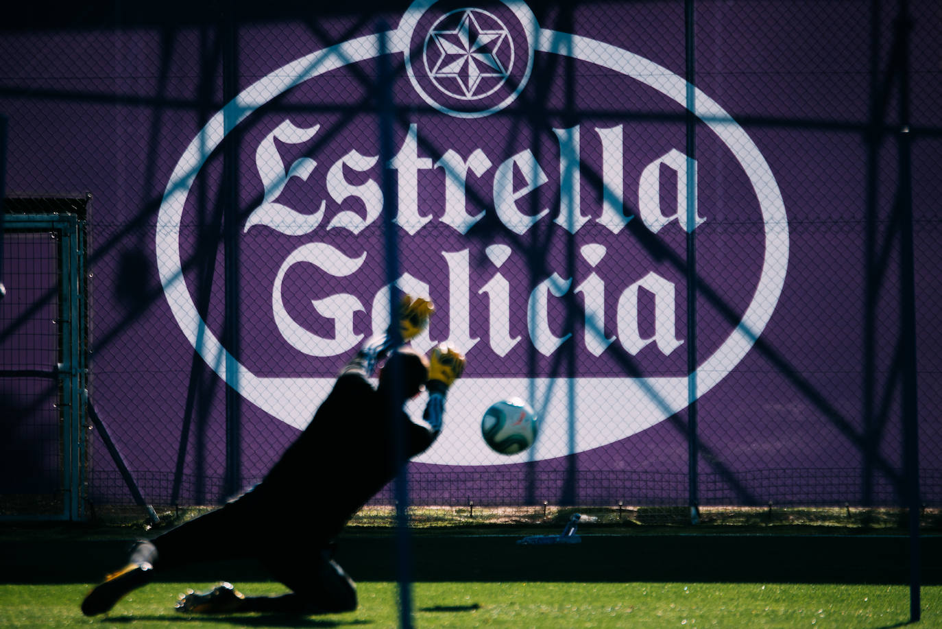 Los jugadores del Pucela se han ejercitado hoy en las instalaciones del Real Valladolid. 